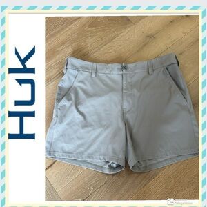 Huk Performance Gray Shorts